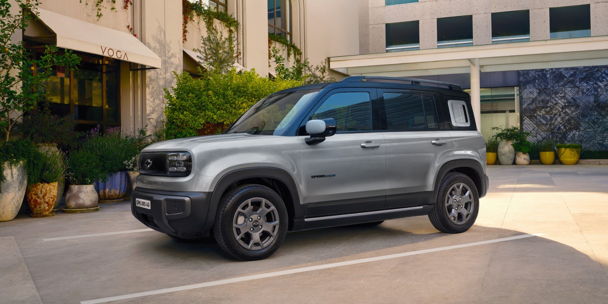 Chevrolet spark euv diseño minimalista